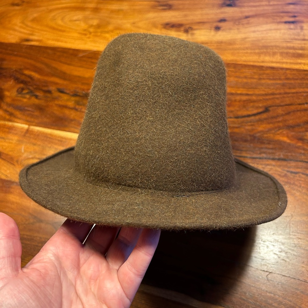 Superduper unisex 100% rabbit felt earth piece crushable hat